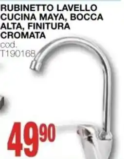 Mondo Brico Rubinetto lavello cucina Maya offerta