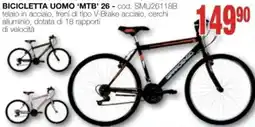 Mondo Brico BICICLETTA UOMO 'MTB' 26 offerta