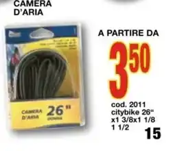 Mondo Brico citybike CAMERA D'ARIA offerta