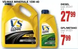 Mondo Brico VS MAX MINERALE 15W-40 offerta