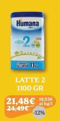 Iperbimbo Humana Latte 2 offerta