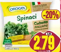 Vicino a te supermercati Orogel Spinaci Cubello offerta