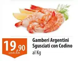 Panapesca Gamberi Argentini Sgusciati con Codino offerta
