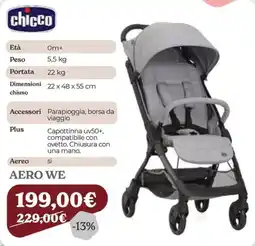 Iperbimbo chicco AERO WE offerta