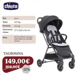 Iperbimbo chicco TAORMINA offerta