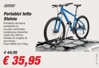 Portabici tetto Stelvio