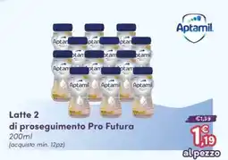 B di Bimbi Latte 2 di proseguimento Pro Futura Aptamil offerta