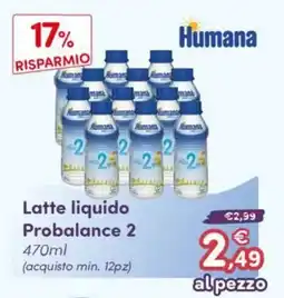 B di Bimbi Humana Latte liquido Probalance 2 offerta