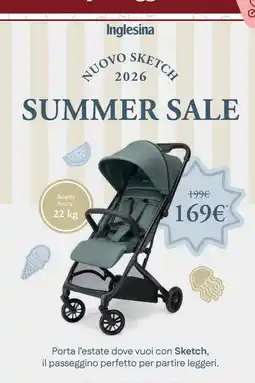 Iperbimbo Inglesina NUOVO SKETCH 2026 offerta