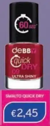 Sirene Blu deBBY Quick DRY 09 offerta
