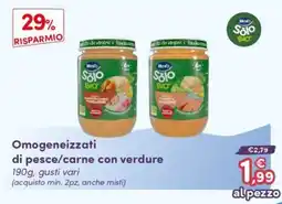 B di Bimbi Omogeneizzati Solo Bio offerta