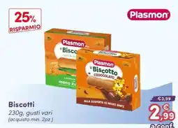 B di Bimbi Plasmon Biscotto Cioccolato offerta