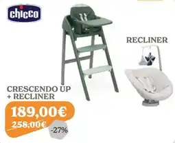 Iperbimbo chicco CRESCENDO UP + RECLINER offerta