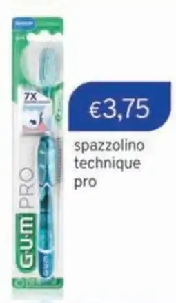 Sirene Blu GUM PRO spazzolino technique pro offerta