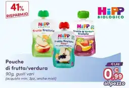 B di Bimbi Pouche di frutta/verdura offerta