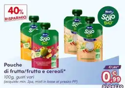 B di Bimbi Pouche di frutta/frutta e cereali* offerta