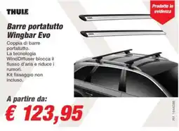 Bep's THULE Barre portatutto Wingbar Evo offerta