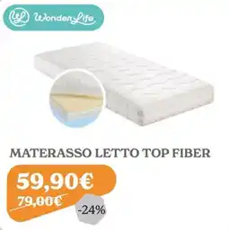 Iperbimbo WonderLife Materasso Letto Top Fiber offerta