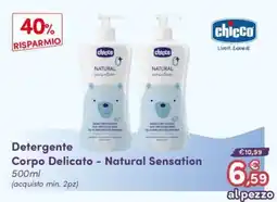 B di Bimbi Detergente Corpo Delicato - Natural Sensation chicco offerta