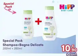 B di Bimbi HiPP Baby Care Shampoo+Bagno Delicato offerta