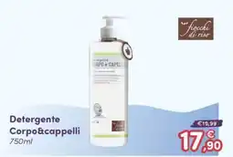 B di Bimbi ficchi di riso Detergente Corpo&cappelli offerta