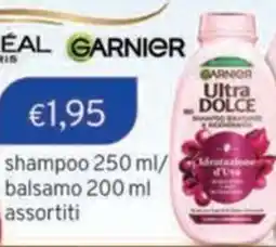 Sirene Blu Garnier Ultra Dolce Shampoo Balsamo offerta
