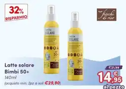 B di Bimbi Latte solare Bimbi 50+ offerta