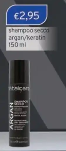 Sirene Blu vitalcare shampoo secco argan/keratin offerta