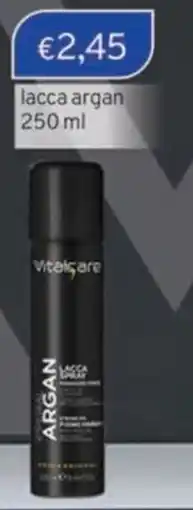 Sirene Blu Vitalcare lacca spray argan offerta