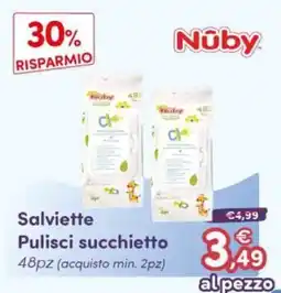B di Bimbi Nūby Salviette Pulisci succhietto offerta