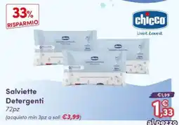 B di Bimbi Salviette Detergenti chicco offerta