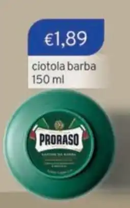Sirene Blu ciotola barba PRORASO offerta