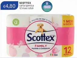 Sirene Blu SCOTTTEX carta igienica offerta