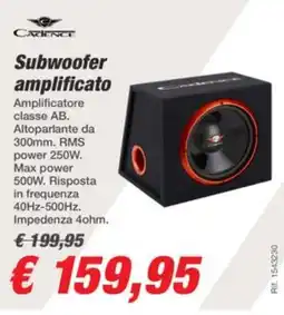 Bep's Subwoofer amplificato Cadence offerta