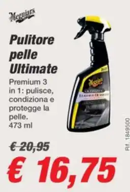 Bep's Meguiars Pulitore pelle Ultimate offerta