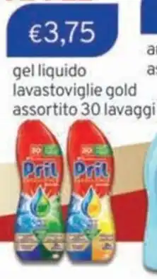 Sirene Blu Pril gel liquido lavastoviglie gold offerta