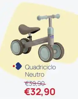 B di Bimbi Chicco Quadriciclo Neutro offerta