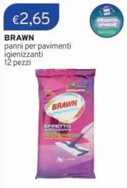 Sirene Blu BRAWN panni per pavimenti igienizzanti offerta