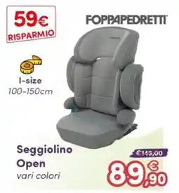 B di Bimbi FOPPAPEDRETTI Seggiolino Open offerta