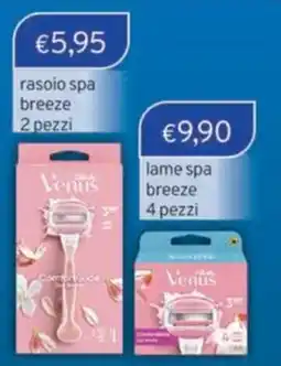 Sirene Blu rasoio spa breeze offerta