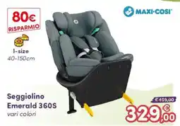 B di Bimbi MAXI-COSI Seggiolino Emerald 360S offerta