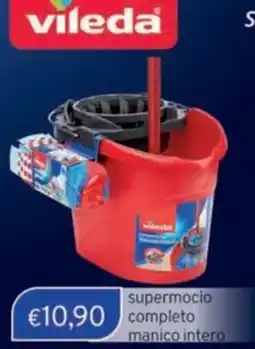 Sirene Blu vileda supermocio completo manico intero offerta