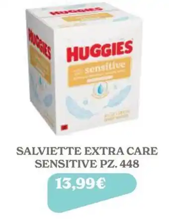 Iperbimbo Huggies salviette extra care sensitive offerta