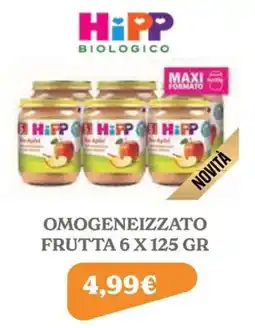 Iperbimbo HiPP OMogeneizzato Frutta offerta