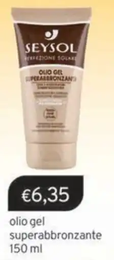 Sirene Blu SEYSOL olio gel superabbronanzante offerta