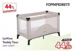 B di Bimbi Lettino Teddy Tour Foppapedretti offerta