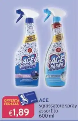 Sirene Blu ACE sgrassatore spray assortito offerta