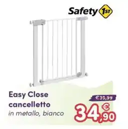B di Bimbi Safety 1st Easy Close cancelletto in metallo, bianco offerta