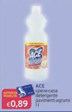 Sirene Blu ACE igiene casa detergente pavimenti agrumi offerta