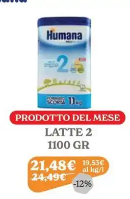 Iperbimbo Humana Latte 2 offerta